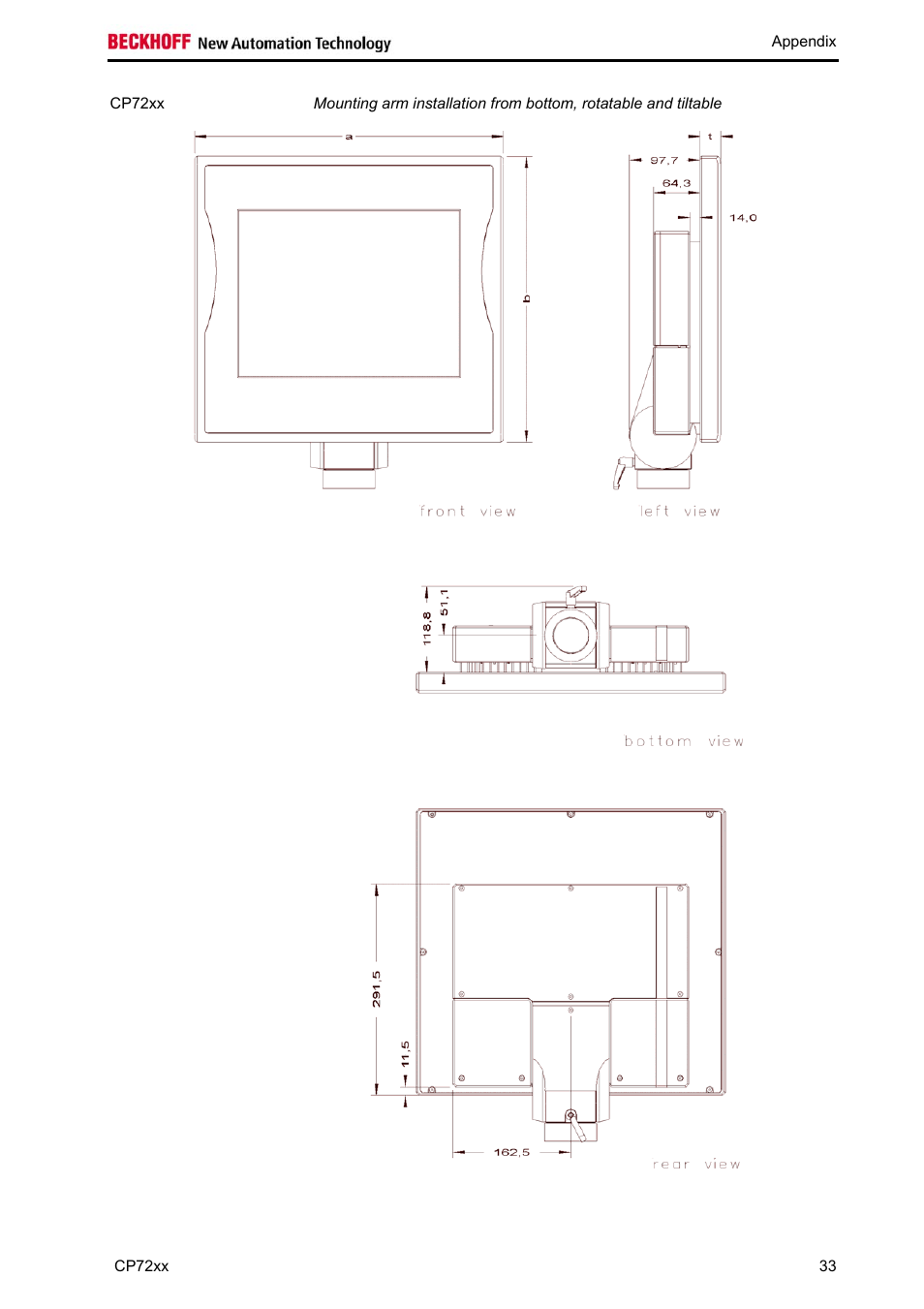 BECKHOFF CP72xx User Manual | Page 35 / 37