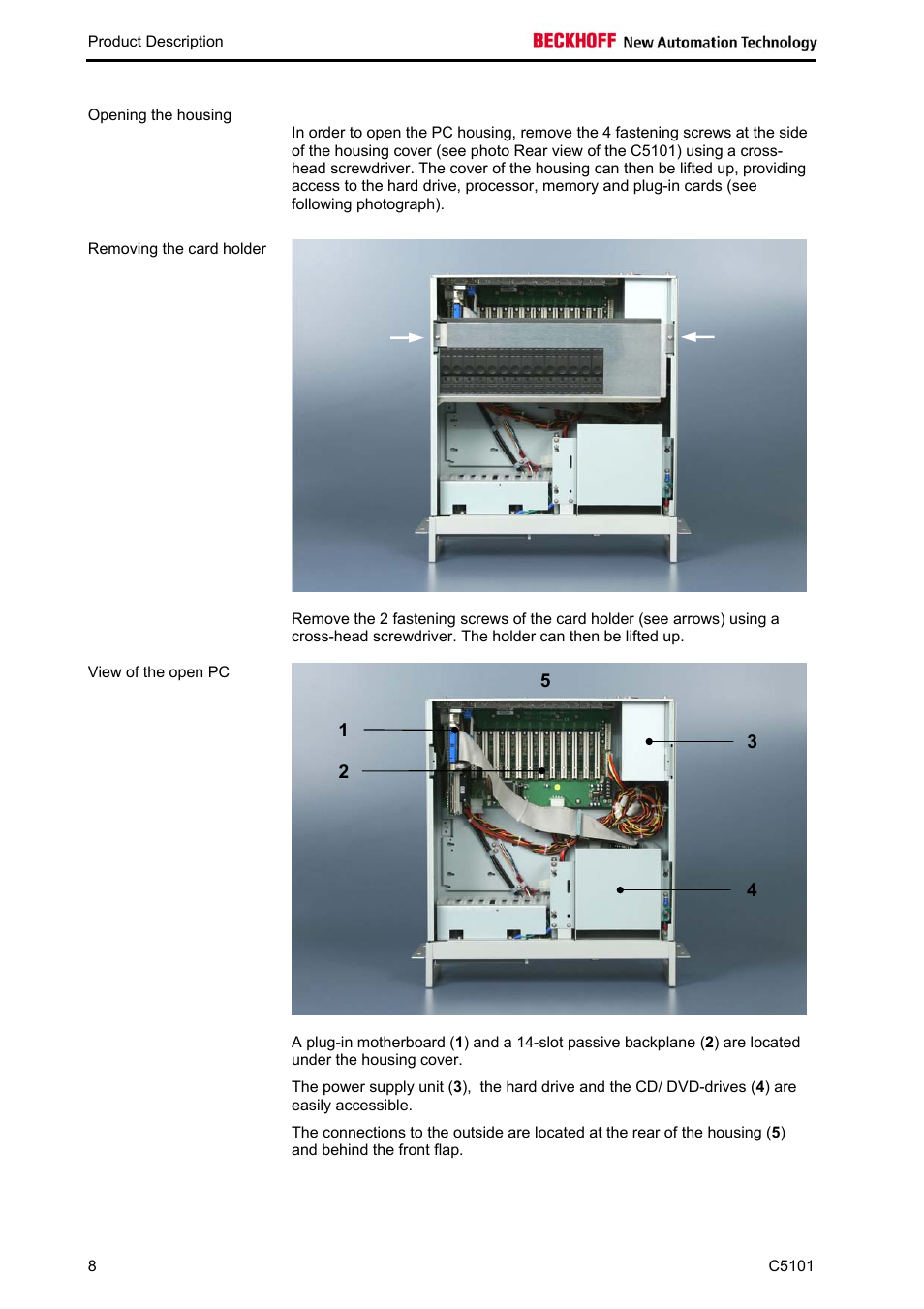 BECKHOFF C5101 User Manual | Page 10 / 23