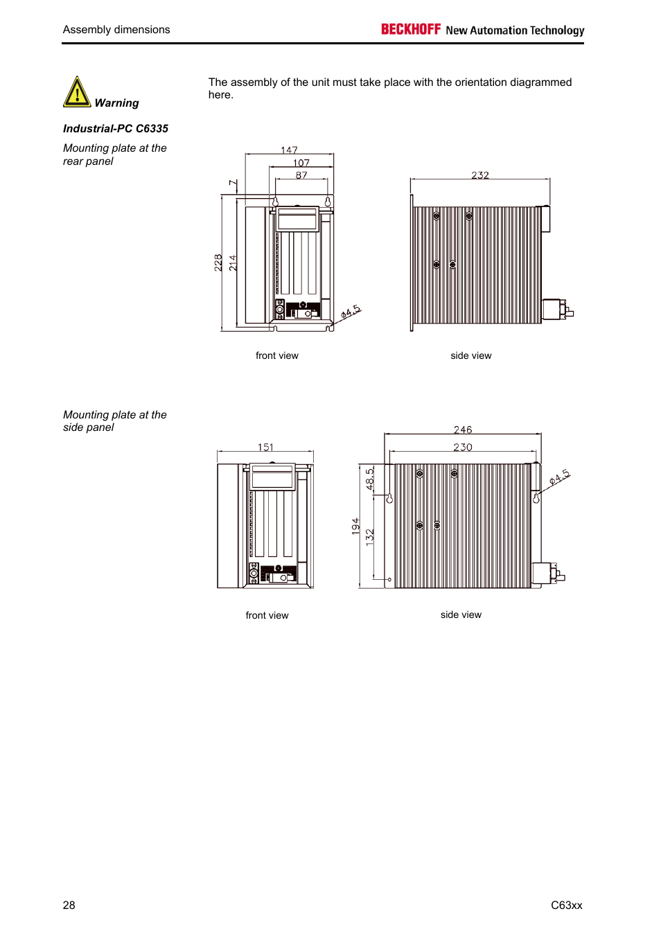 BECKHOFF C63xx-0030 User Manual | Page 30 / 34