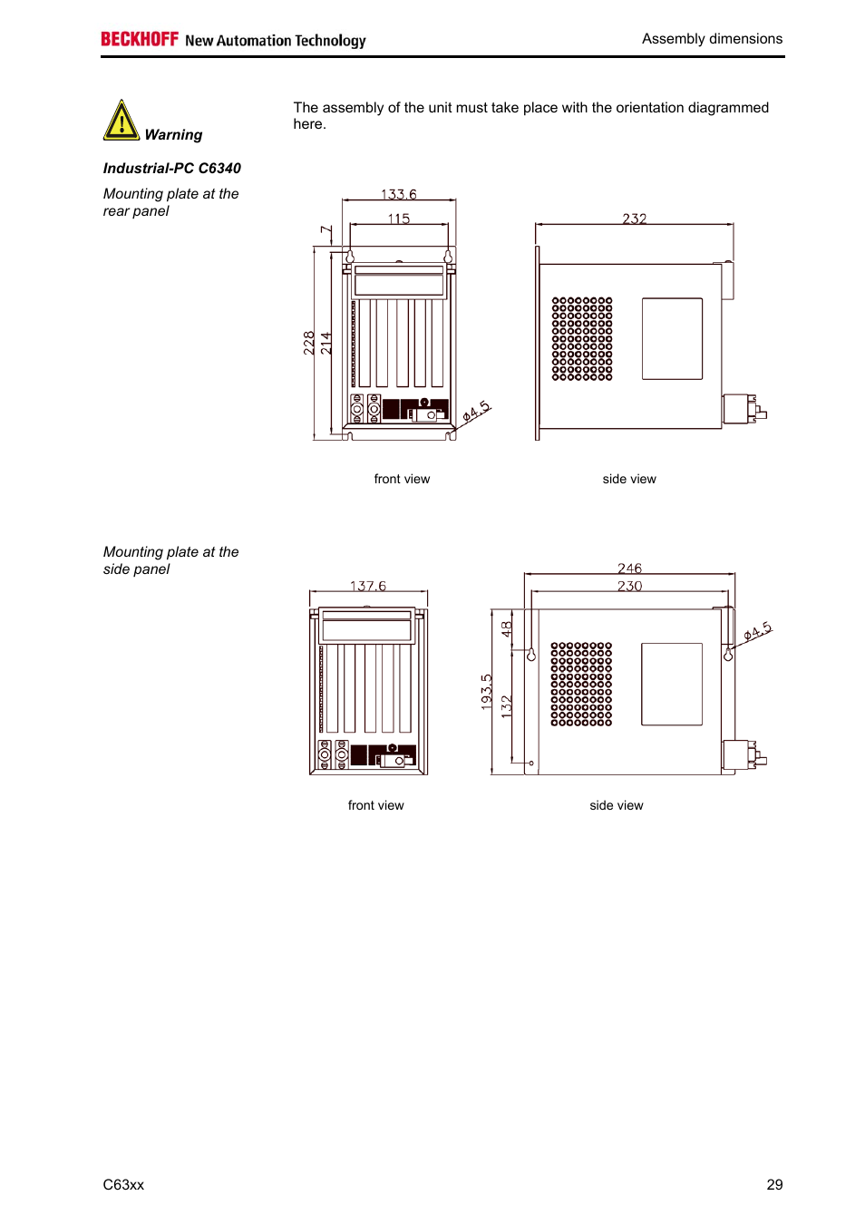 BECKHOFF C63xx-0030 User Manual | Page 31 / 34