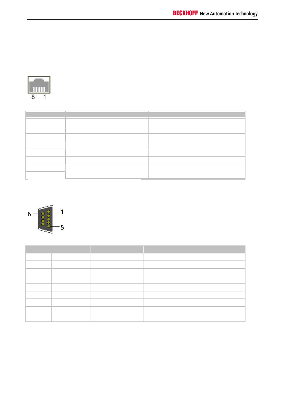 Connections | BECKHOFF CX1000 User Manual | Page 14 / 50