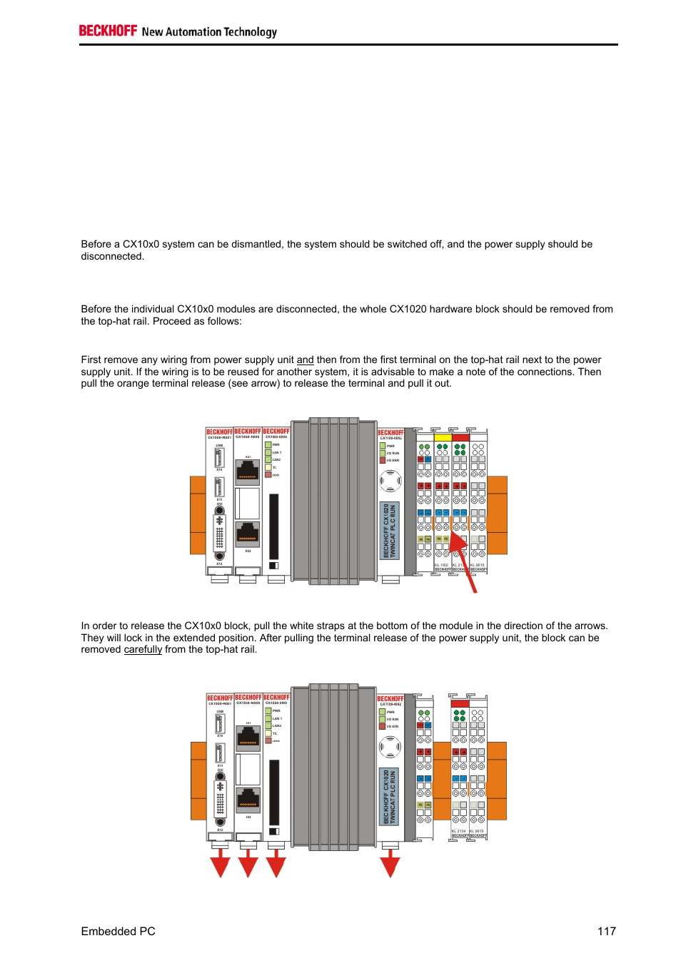 Decomissioning | BECKHOFF CX1020 User Manual | Page 119 / 123