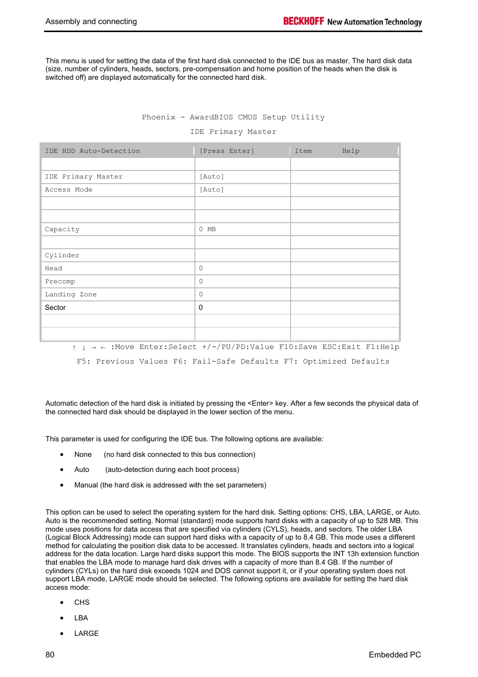 Ide primary master | BECKHOFF CX1020 User Manual | Page 82 / 123