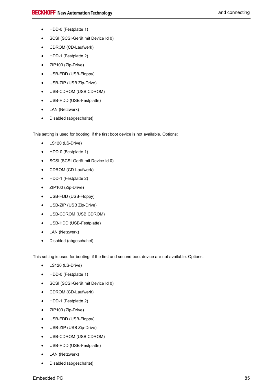 BECKHOFF CX1020 User Manual | Page 87 / 123