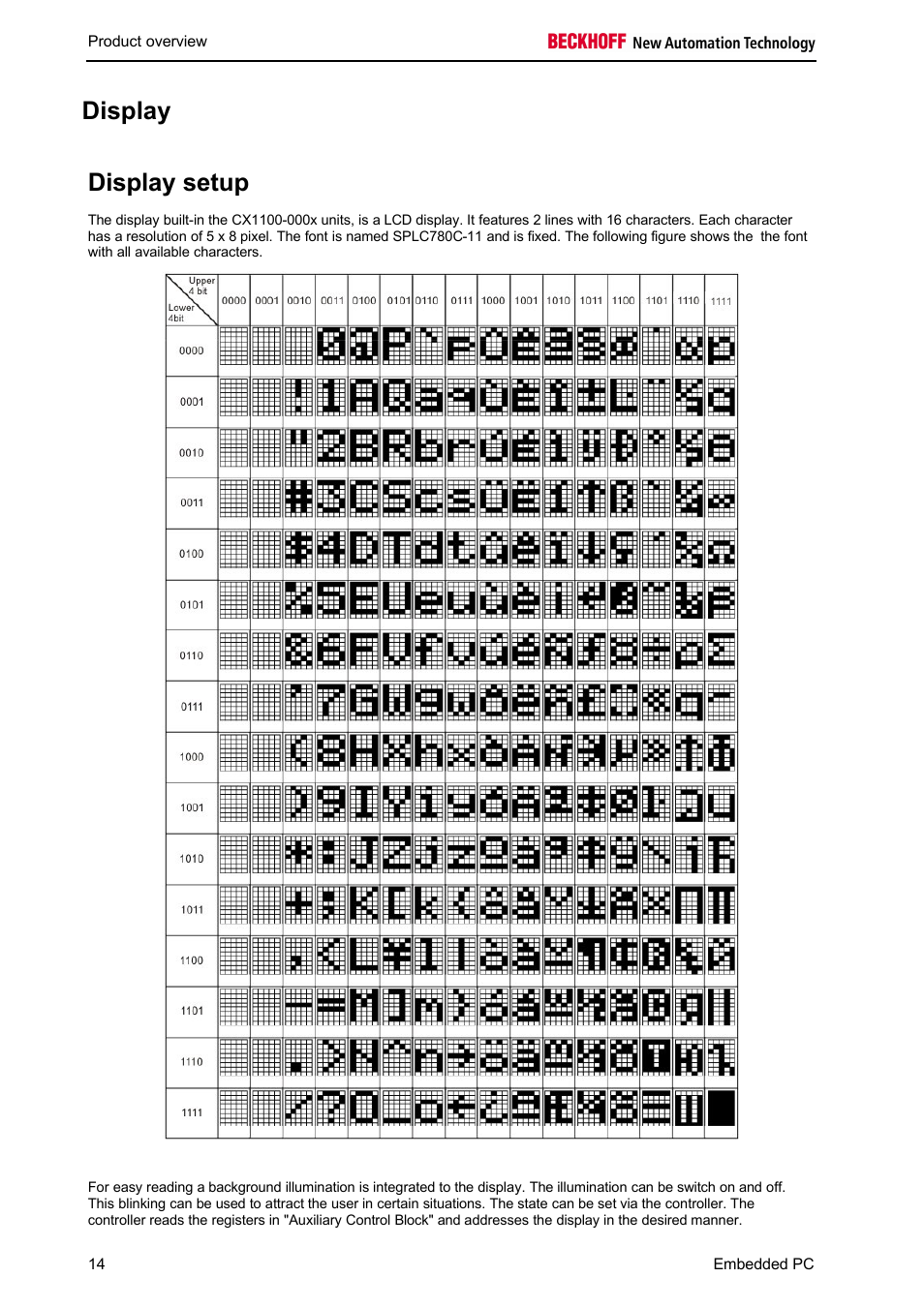 Display display setup | BECKHOFF CX1100-000x User Manual | Page 16 / 66