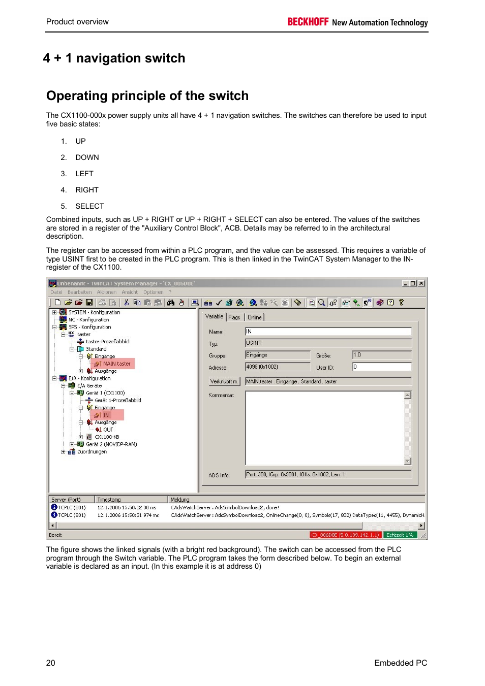 BECKHOFF CX1100-000x User Manual | Page 22 / 66