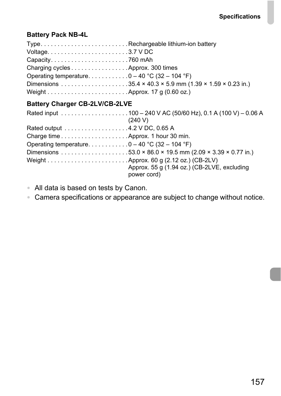 Canon IXUS 120 IS User Manual | Page 157 / 161
