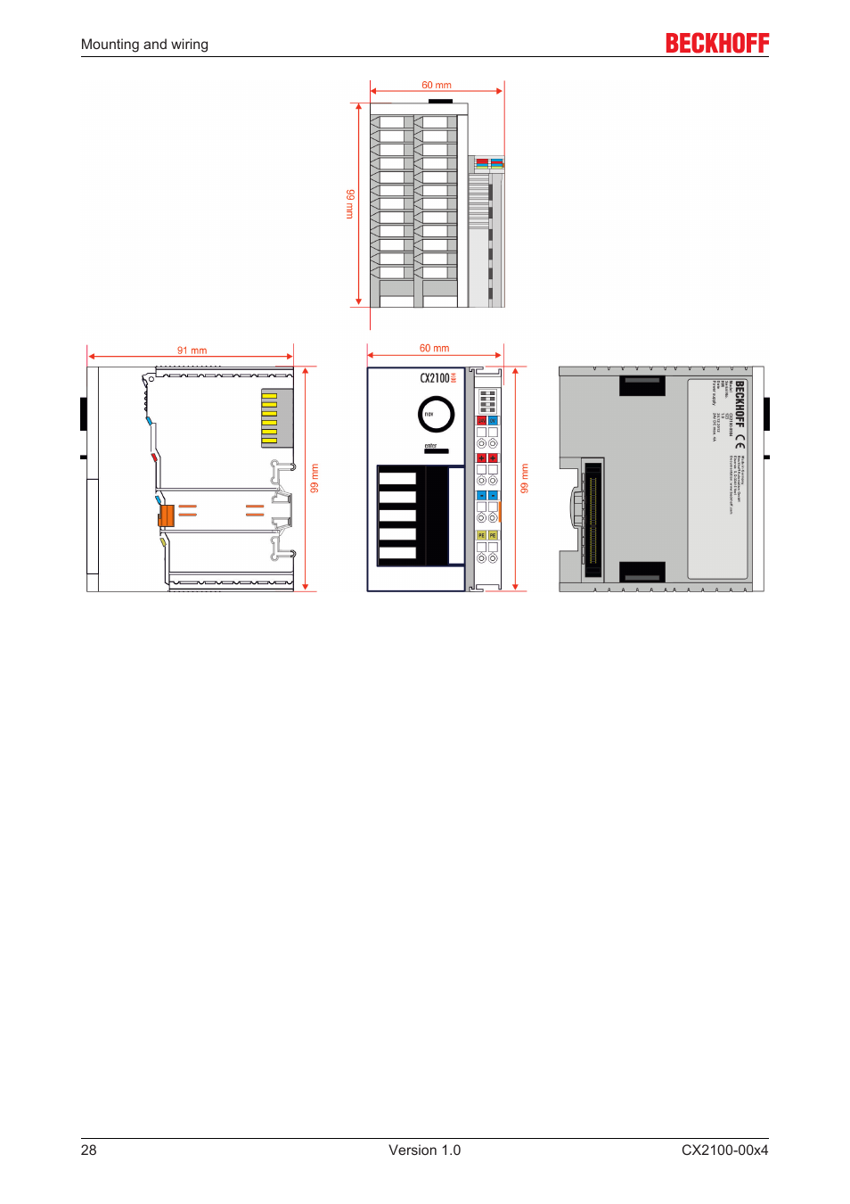 BECKHOFF CX2100­00x4 User Manual | Page 28 / 45