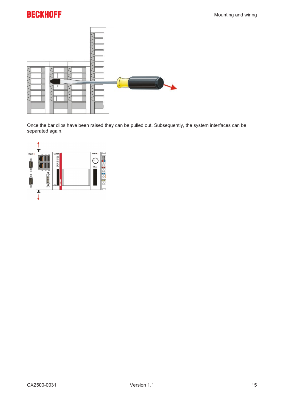 BECKHOFF CX2500­0031 User Manual | Page 15 / 27