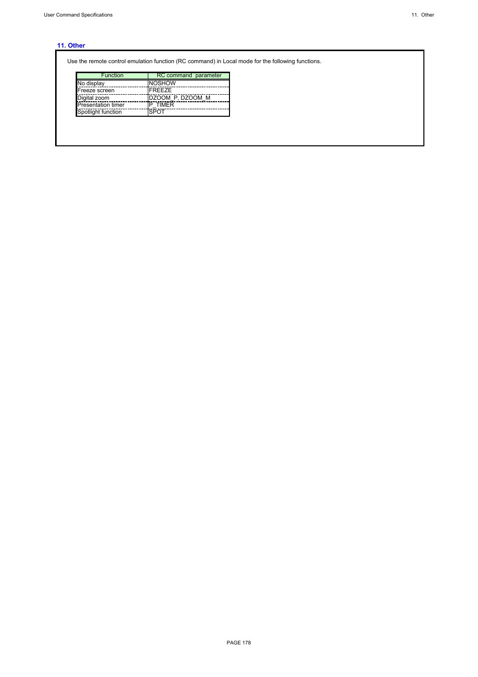 Canon REALiS X600 User Manual | Page 186 / 190