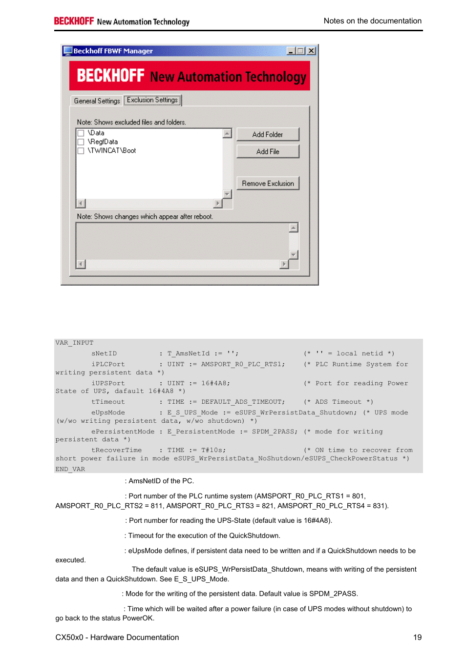 Function_block fb_s_ups var_input | BECKHOFF CX50x0 User Manual | Page 21 / 77