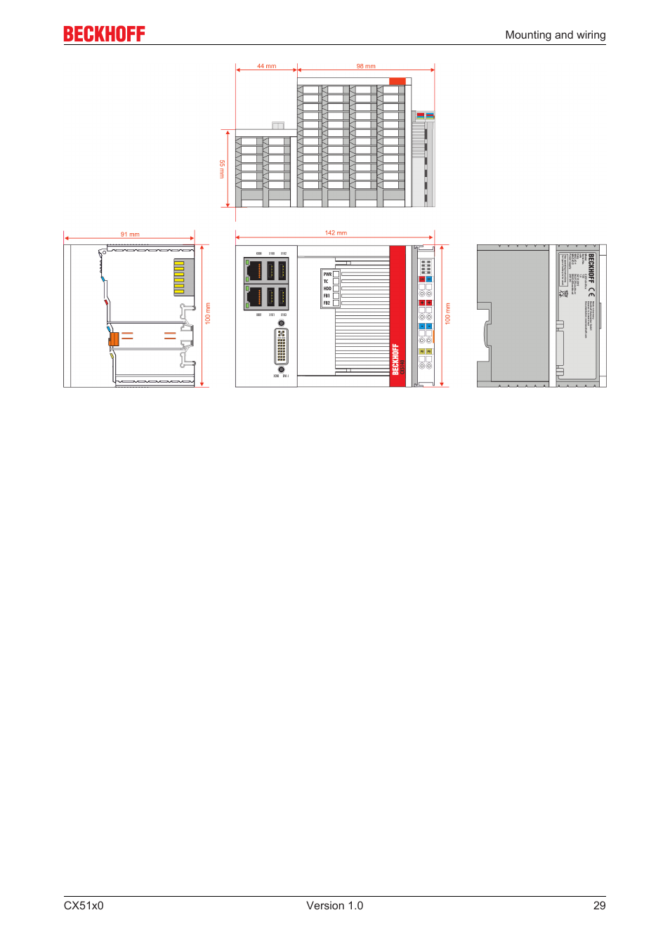 BECKHOFF CX51x0 User Manual | Page 29 / 87