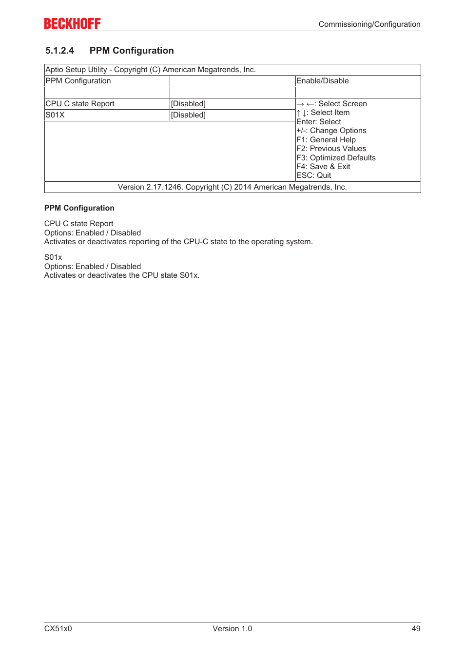 4 ppm configuration | BECKHOFF CX51x0 User Manual | Page 49 / 87