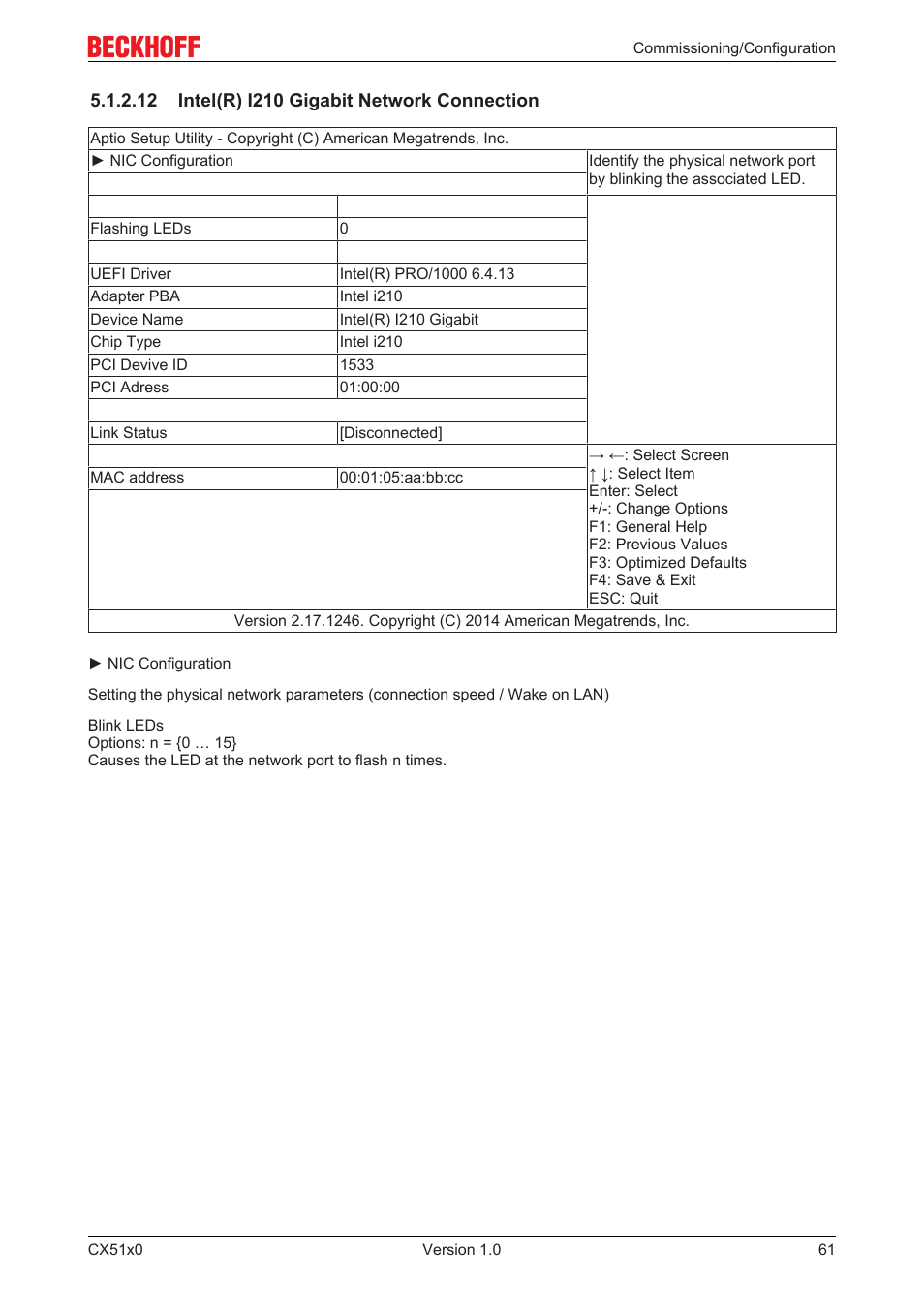 12 intel(r) i210 gigabit network connection | BECKHOFF CX51x0 User Manual | Page 61 / 87