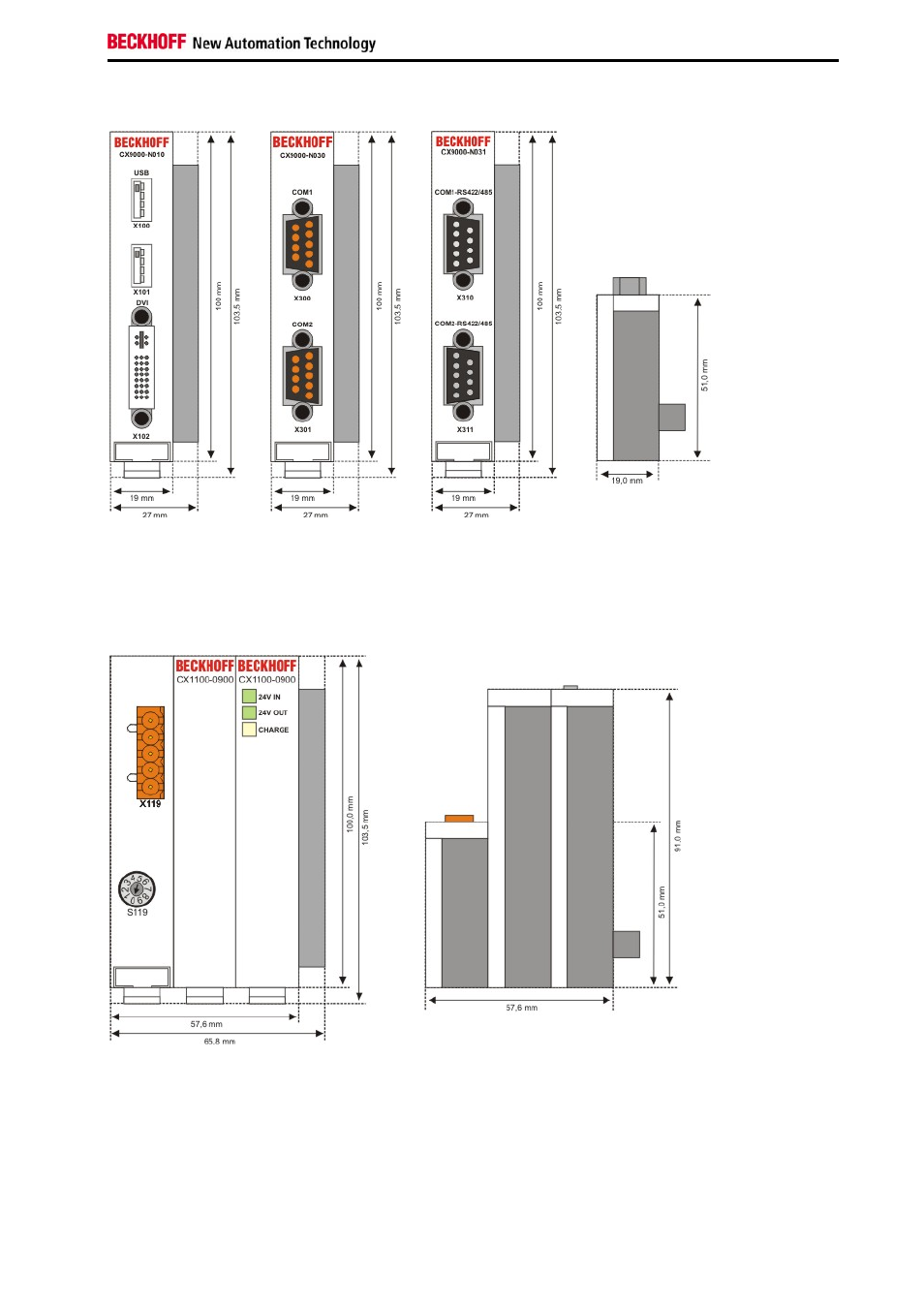 BECKHOFF CX9000 User Manual | Page 35 / 61