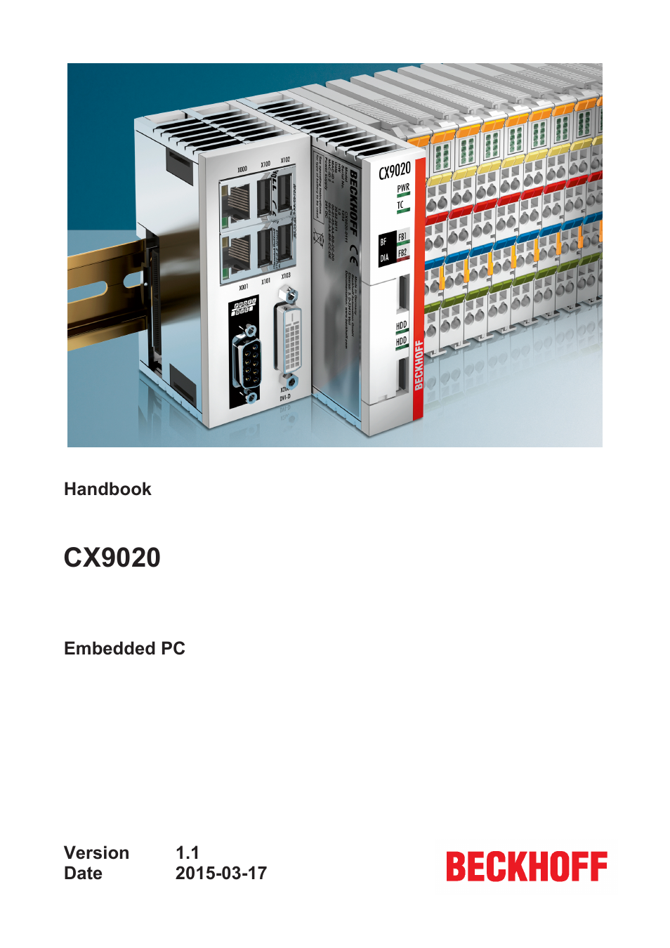 BECKHOFF CX9020 User Manual | 48 pages