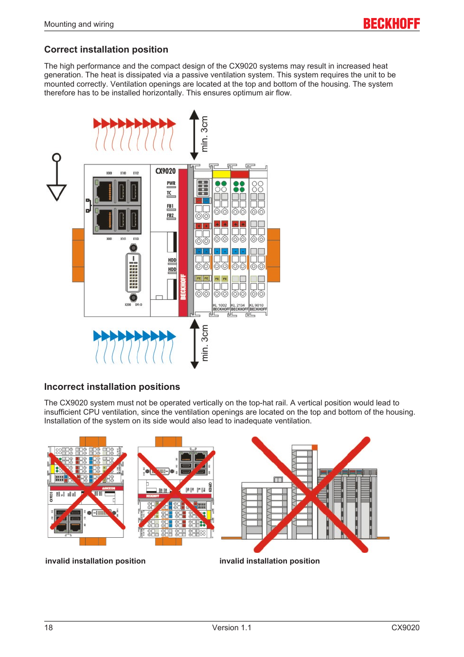 BECKHOFF CX9020 User Manual | Page 18 / 48