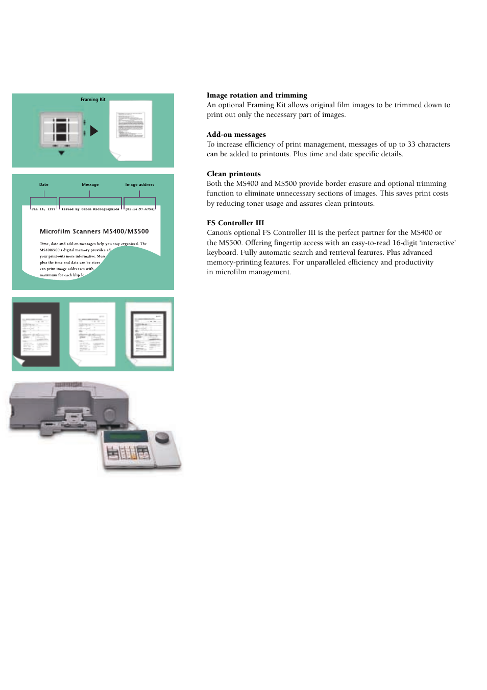 Canon S 400 MS 500 User Manual | Page 4 / 6