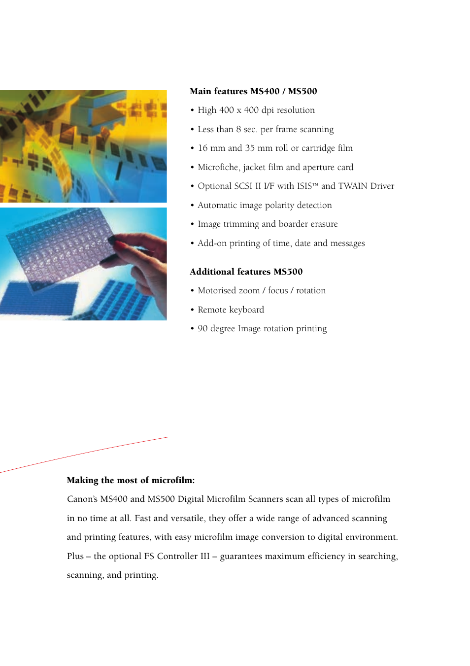 Canon S 400 MS 500 User Manual | Page 5 / 6