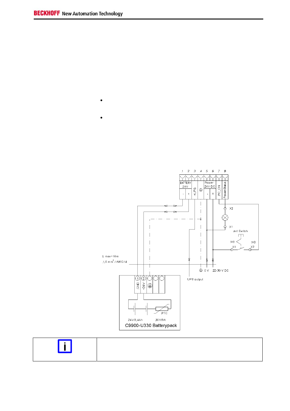 Wiring diagram | BECKHOFF C9900-P223 User Manual | Page 13 / 17