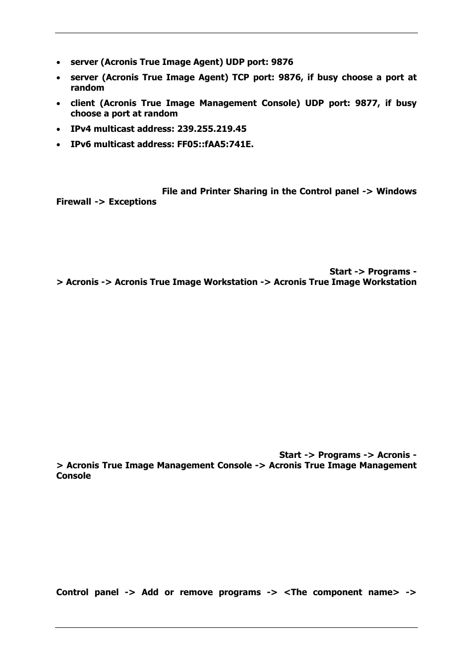 2 running acronis true image management console, 3 running other acronis components | Acronis True Image 9.1 Enterprise Server - User Guide User Manual | Page 17 / 115