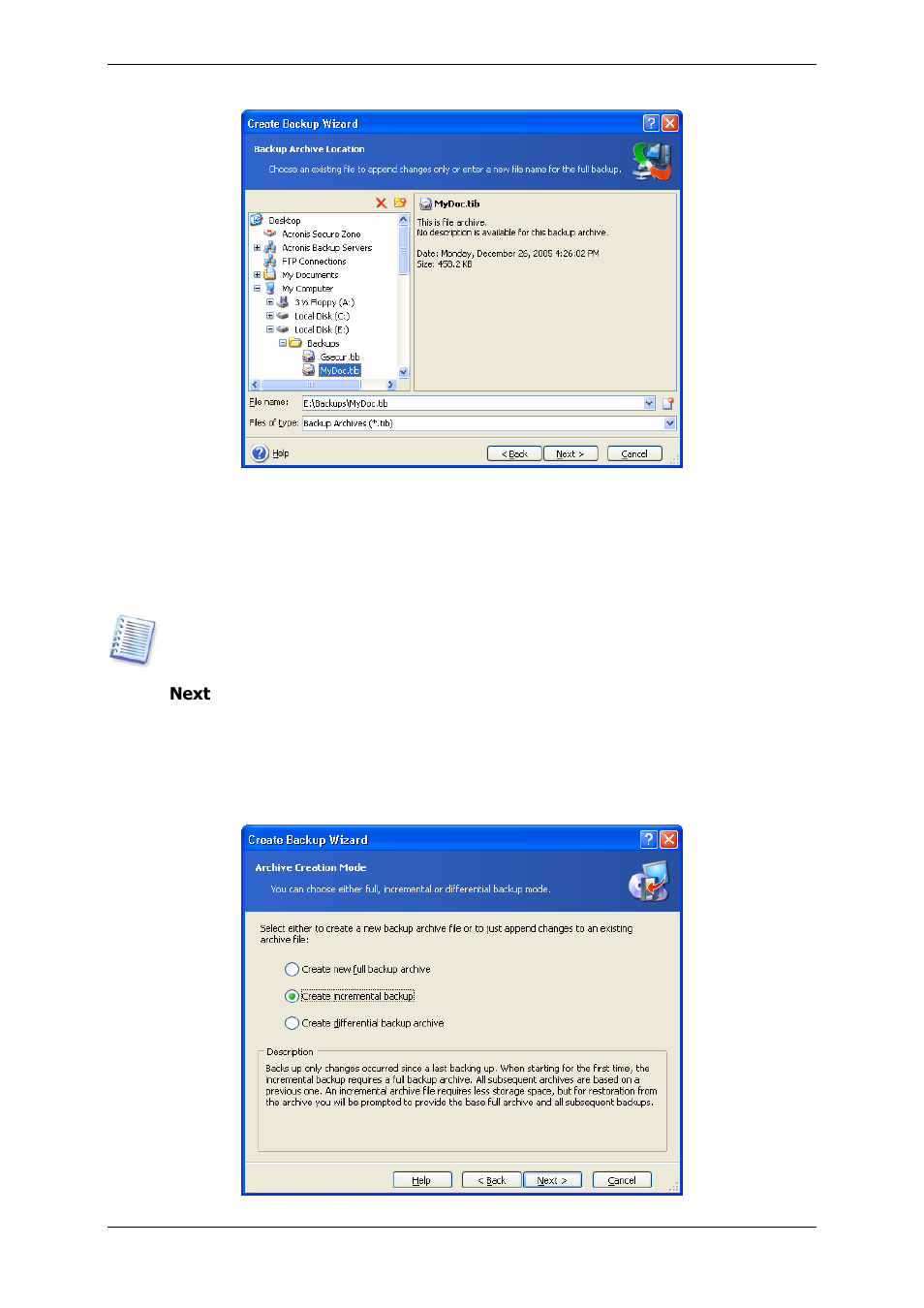 Acronis True Image 9.1 Enterprise Server - User Guide User Manual | Page 49 / 115