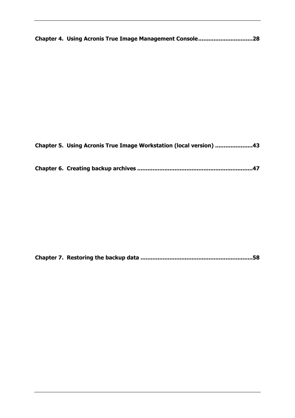 Acronis True Image 9.1 Enterprise Server - User Guide User Manual | Page 5 / 115