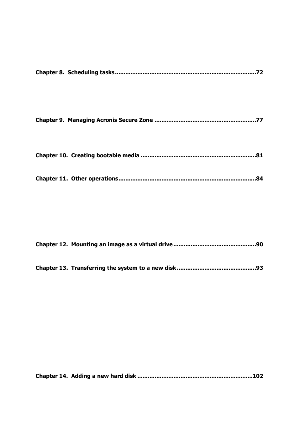 Acronis True Image 9.1 Enterprise Server - User Guide User Manual | Page 6 / 115