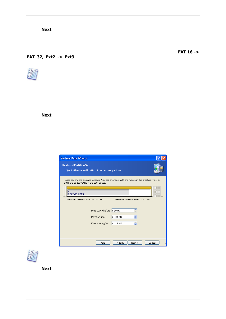 7 changing the restored partition file system | Acronis True Image 9.1 Enterprise Server - User Guide User Manual | Page 66 / 115