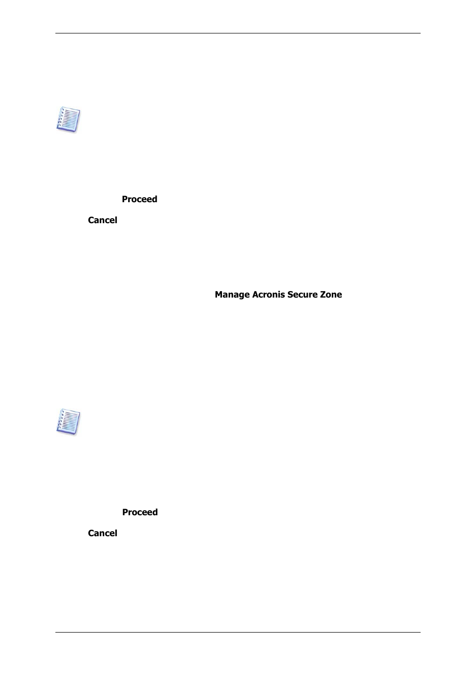 2 resizing acronis secure zone | Acronis True Image 9.1 Enterprise Server - User Guide User Manual | Page 79 / 115