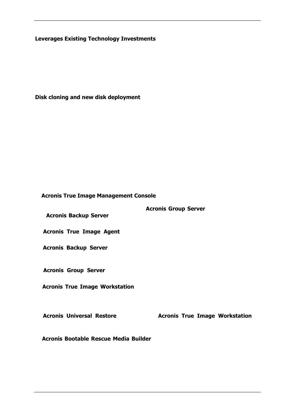 2 acronis true image workstation architecture, 3 license policy | Acronis True Image 9.1 Enterprise Server - User Guide User Manual | Page 9 / 115