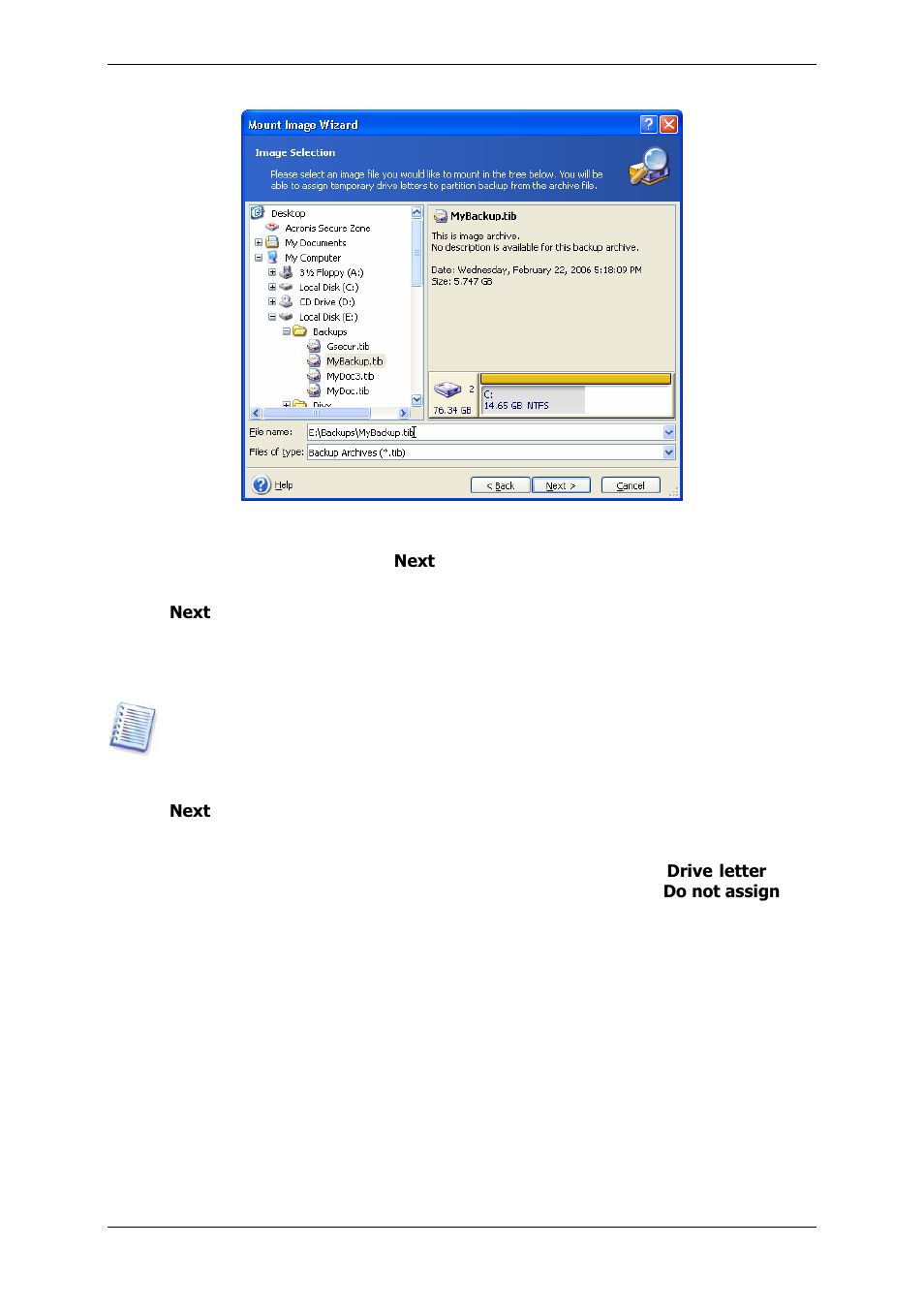Acronis True Image 9.1 Enterprise Server - User Guide User Manual | Page 91 / 115