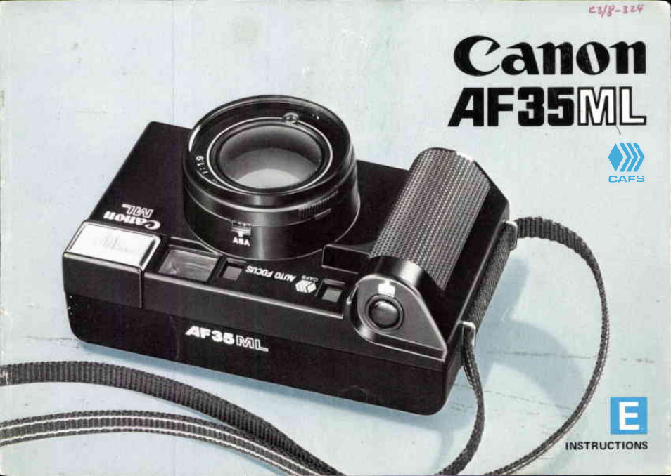 Canon AF 35 ML User Manual | 43 pages
