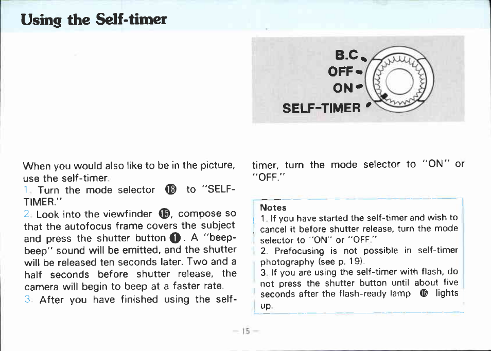 Tips on holding the ccimera correctly | Canon AF 35 ML User Manual | Page 17 / 43