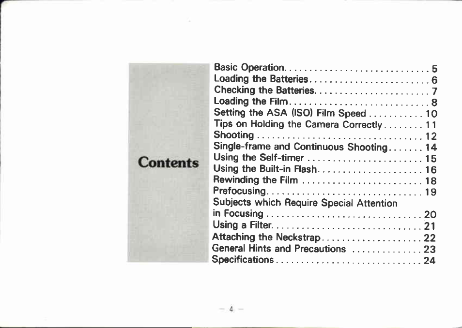 Canon | Canon AF 35 ML User Manual | Page 2 / 43