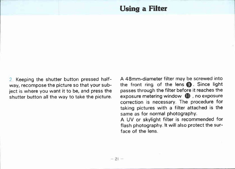 Timer, turn the mode selector to "on” or "off | Canon AF 35 ML User Manual | Page 23 / 43