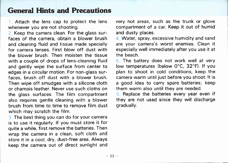 Canon AF 35 ML User Manual | Page 25 / 43