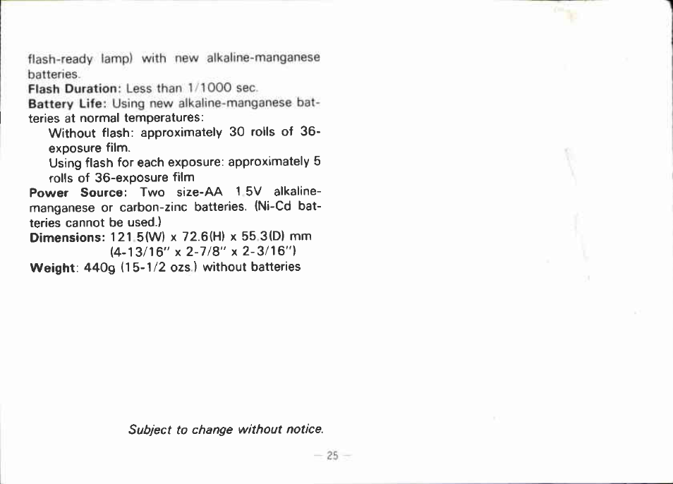 Canon AF 35 ML User Manual | Page 27 / 43