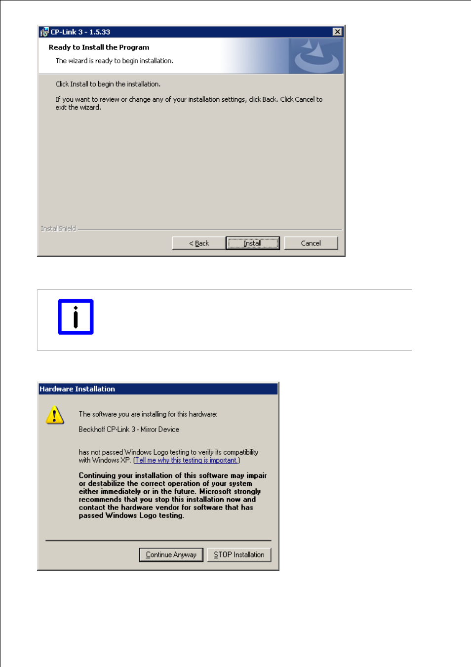 BECKHOFF CP-Link3 User Manual | Page 15 / 78