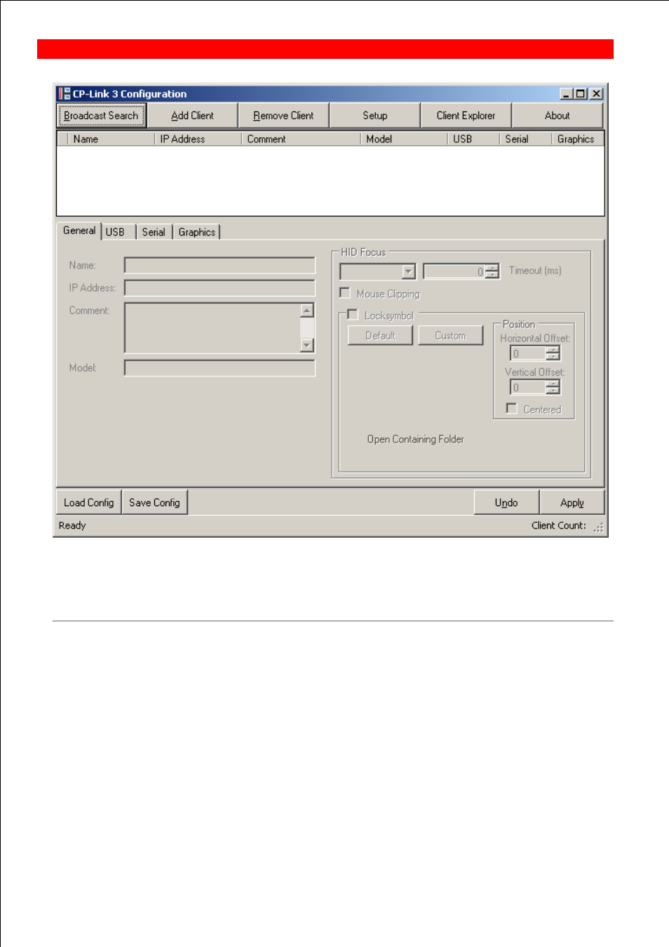 Configuration interface | BECKHOFF CP-Link3 User Manual | Page 22 / 78