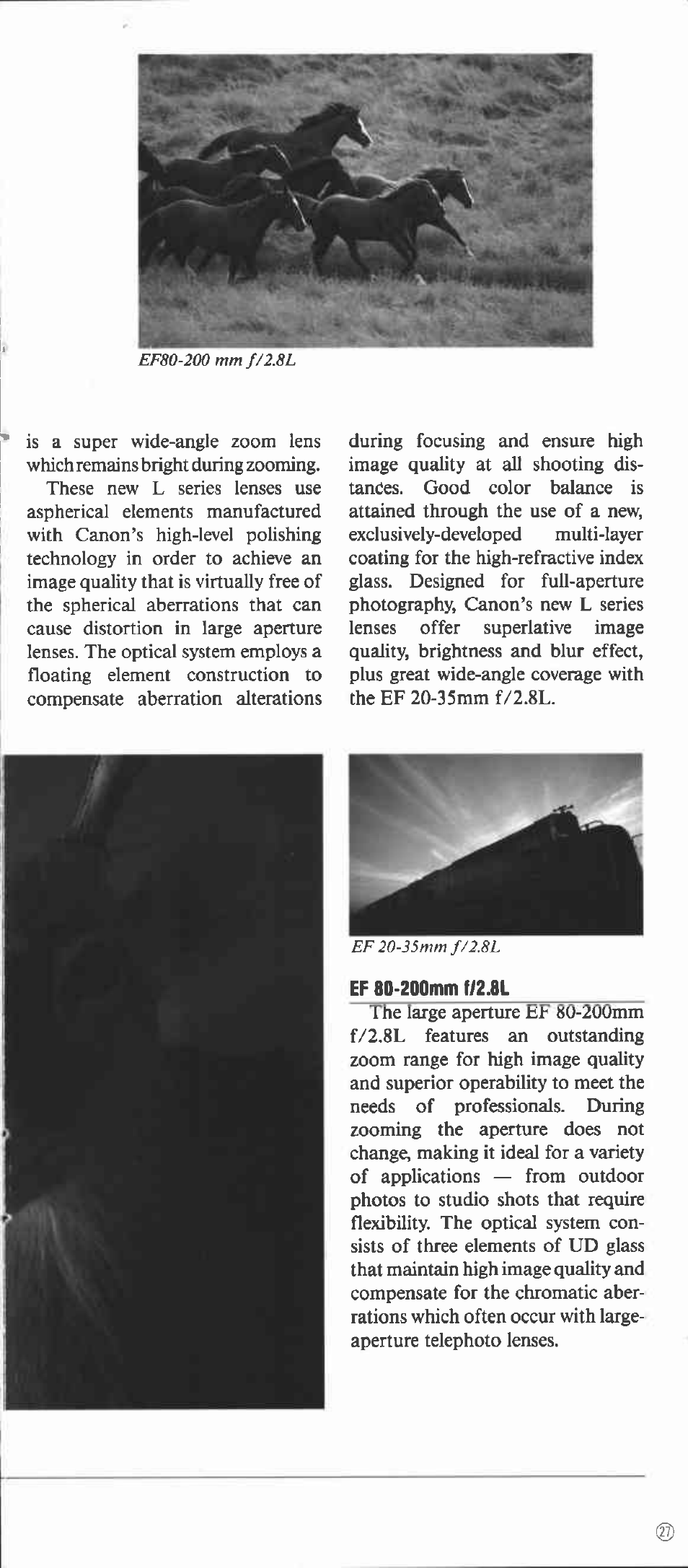Ef 80-200mm f/2.8l | Canon EOS-1 User Manual | Page 27 / 44