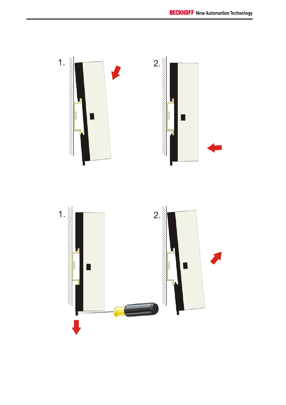 2 mounting/ demounting | BECKHOFF CU8005-0000 User Manual | Page 12 / 18