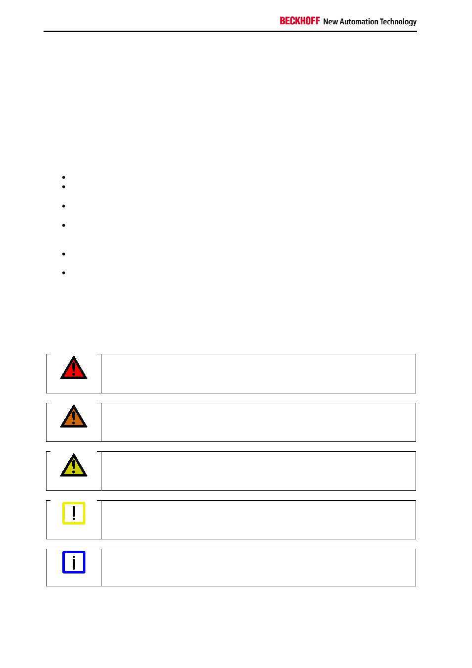 2 safety instructions, 3 description of safety symbols | BECKHOFF CU8005-0000 User Manual | Page 6 / 18
