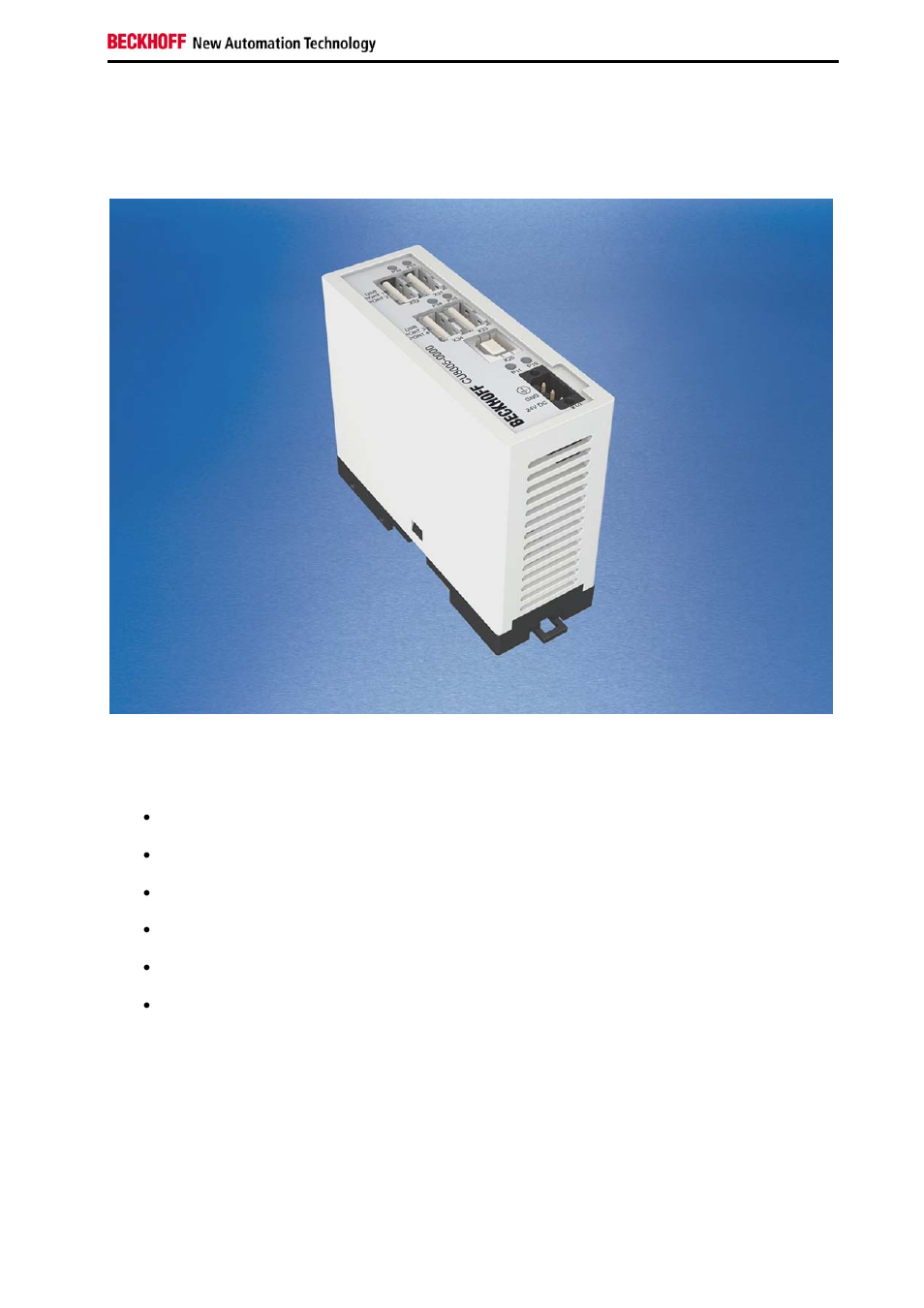 2 product description, 1 product overview | BECKHOFF CU8005-0000 User Manual | Page 7 / 18