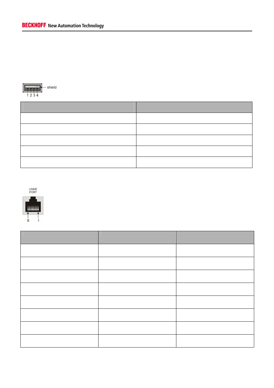 4 data - connectors | BECKHOFF CU8860-0000 User Manual | Page 12 / 17