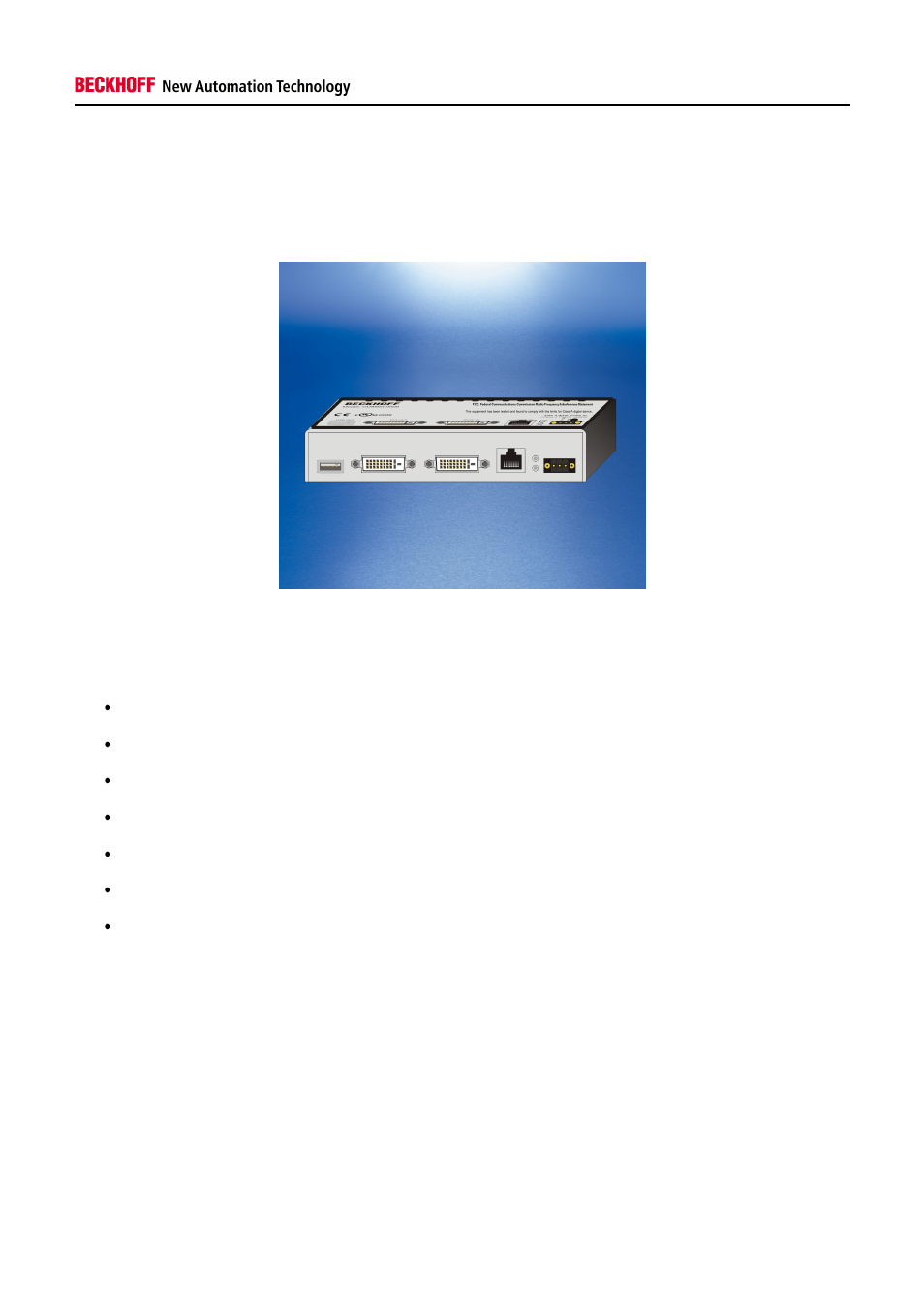 2 product overview, 1 introduction | BECKHOFF CU8860-0000 User Manual | Page 5 / 17