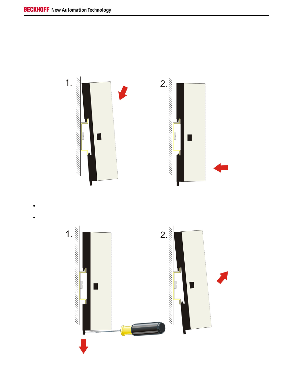 3 installation, 1 mounting / unmounting | BECKHOFF CU8870-0000 User Manual | Page 8 / 15