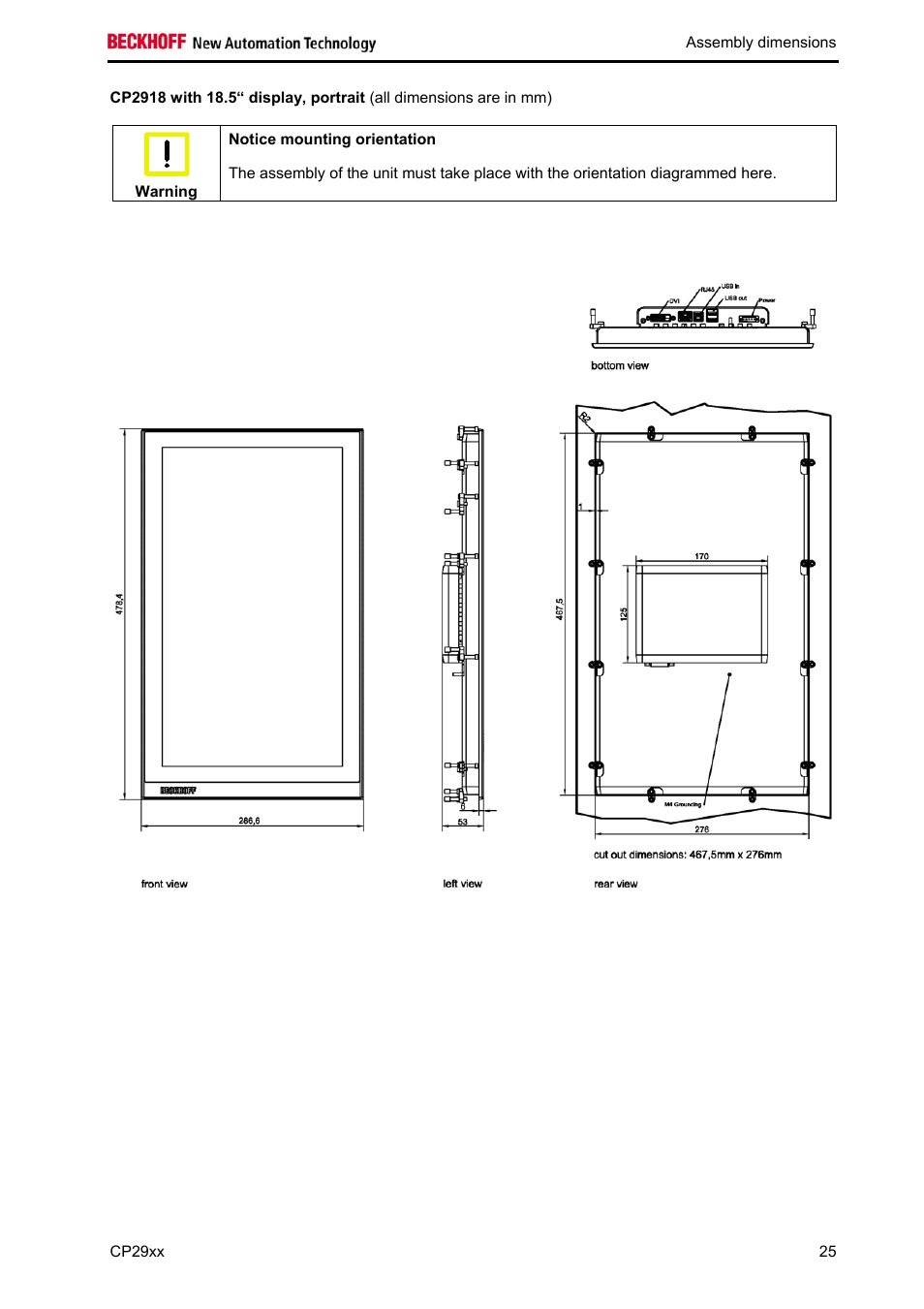 BECKHOFF CP29xx User Manual | Page 27 / 33