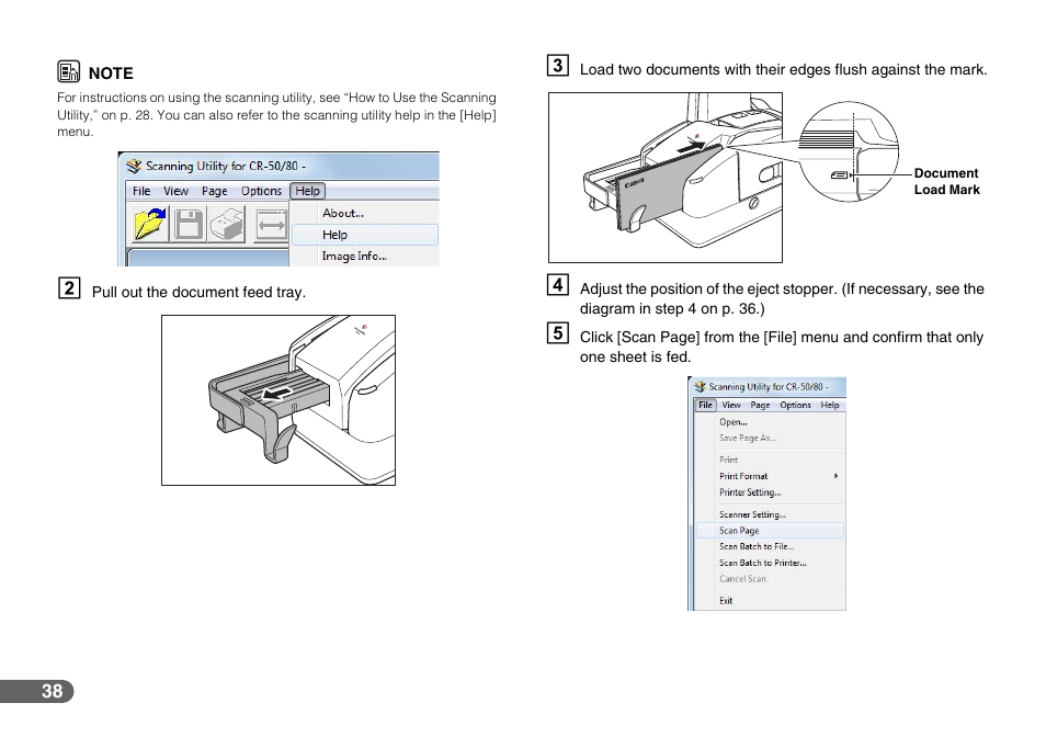 Canon CR-50 User Manual | Page 38 / 58