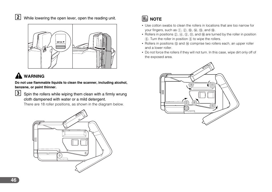 Warning | Canon CR-50 User Manual | Page 46 / 58